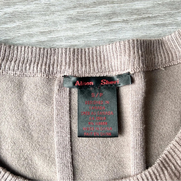 Alison Sheri Animal Print  Sweater Dress Removable Belt - Picture 5 of 16